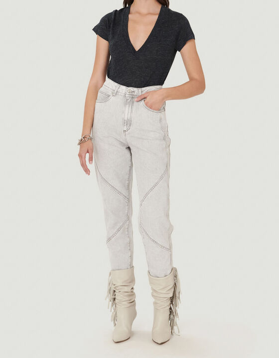 ROUSSELIN RELAXED STRAIGHT LEG JEANS